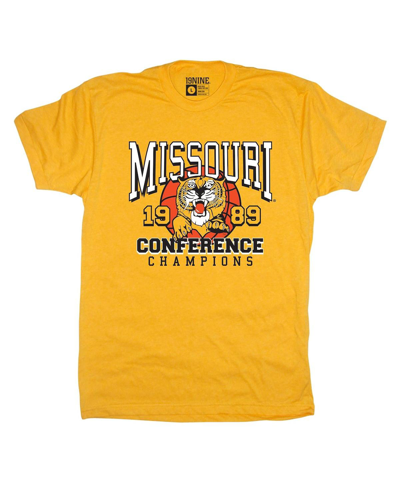 Shop Fanatics Men's Gold Missouri Tigers 1989 Big 8 Basketball Conference Champions T-shirt
