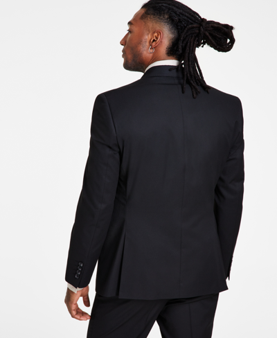 Tayion Collection Men's Classic-fit Solid Suit Jacket In Black Solid