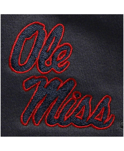 Colosseum Charcoal Ole Miss Rebels Tortugas Logo Quarter-zip Jacket In Charcoal