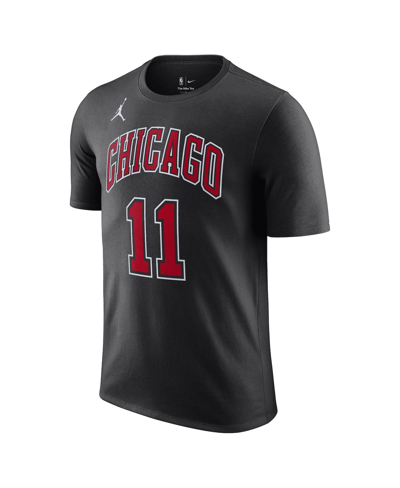Shop Jordan Men's  Demar Derozan Black Chicago Bulls 2022/23 Statement Edition Name And Number T-shirt