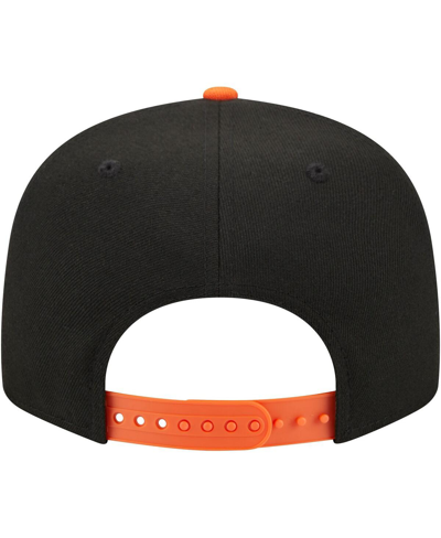 Shop New Era Men's  Black, Orange Cincinnati Bengals City Originals 9fifty Snapback Hat In Black,orange