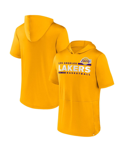 Shop Fanatics Men's  Gold Los Angeles Lakers Possession Hoodie T-shirt