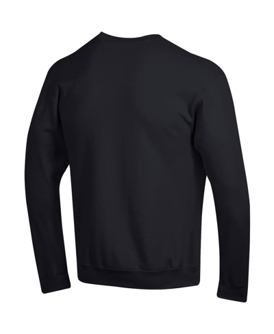 Shop Champion Men's  Black Colorado Buffaloes Straight Over Logo Powerblend Pullover Sweatshirt