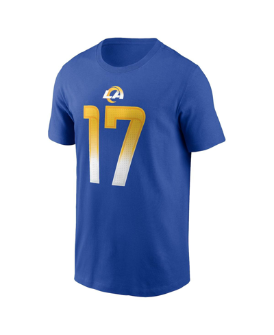 Nike Big Boys And Girls Puka Nacua Royal Los Angeles Rams Player Name Number T-shirt In Royal