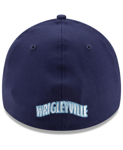 New Era Men's  Navy, Light Blue Chicago Cubs 2021 City Connect 39thirty Flex Hat In Navy,light Blue