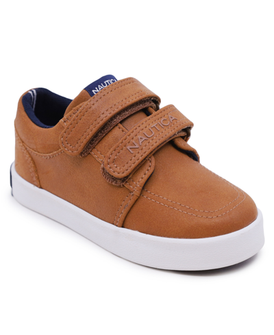 Shop Nautica Toddler And Little Boys Ariz Casual Sneakers In Tan