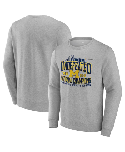 Fanatics Men's  Steel Michigan Wolverines College Football Playoff 2023 National Champions Hometown C In Steel