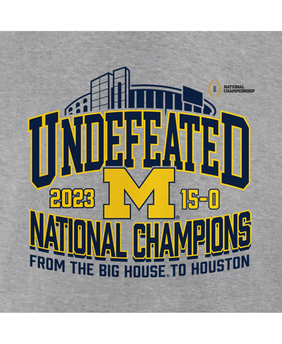 Fanatics Men's  Steel Michigan Wolverines College Football Playoff 2023 National Champions Hometown C In Steel