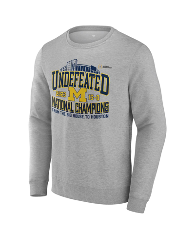 Fanatics Men's  Steel Michigan Wolverines College Football Playoff 2023 National Champions Hometown C In Steel