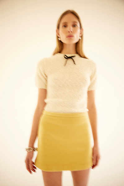 Shop Musier Paris Vania Mini Skirt