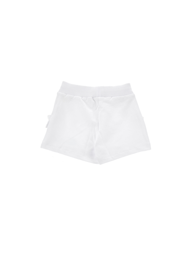 Monnalisa Fleece Shorts With Ruffles In 0090