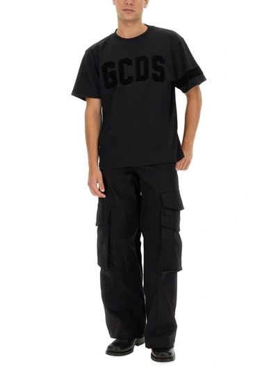 Shop Gcds Ultracargo Pants In Black