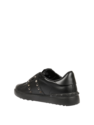 Valentino Garavani Rockstud Sneakers In Black