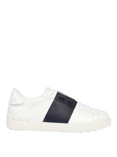 Shop Valentino Sneakers Open In White