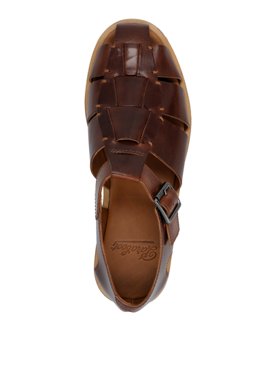 Shop Paraboot Pacific Sandals In Brown