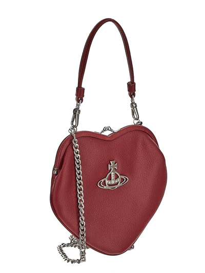 Shop Vivienne Westwood Belle Heart Purse In Red