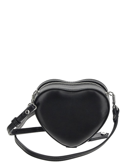 Shop Vivienne Westwood Heart Bag In Black