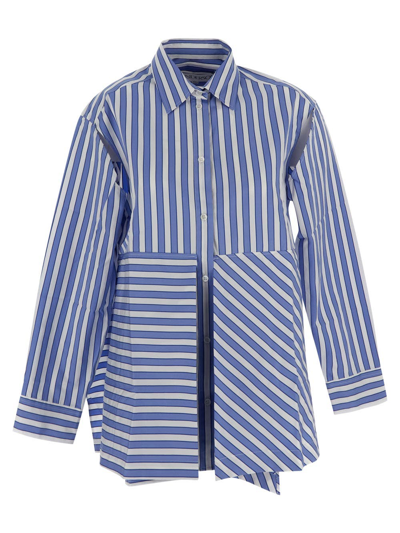 Shop Jw Anderson Striped Shirt In White