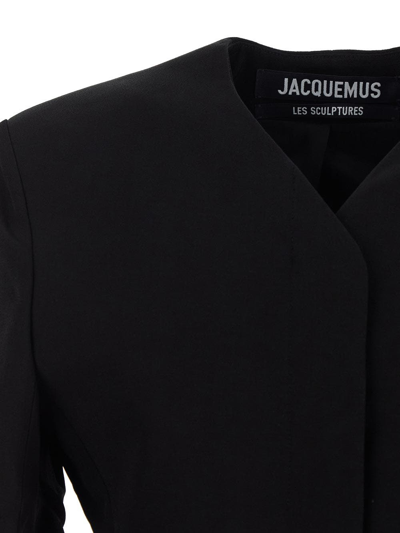 Shop Jacquemus La Robe Cubo In Black