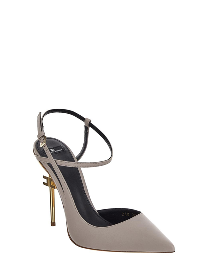 Shop Elisabetta Franchi High Heel Sandal In White