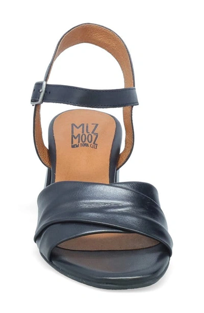 Miz Mooz Bela Block Heel Sandal In Black
