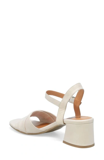 Miz Mooz Bela Block Heel Sandal In Cream