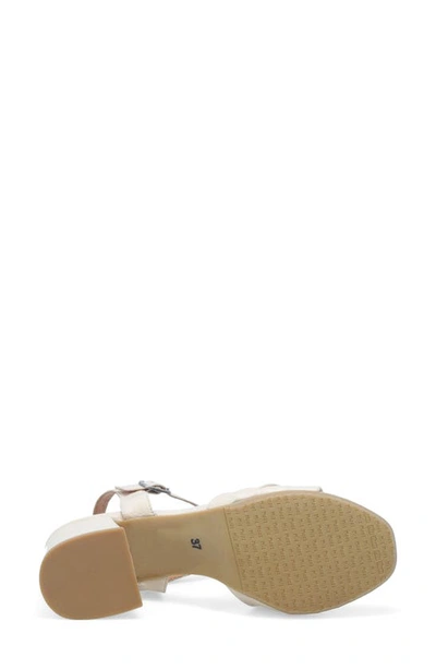 Miz Mooz Bela Block Heel Sandal In Cream