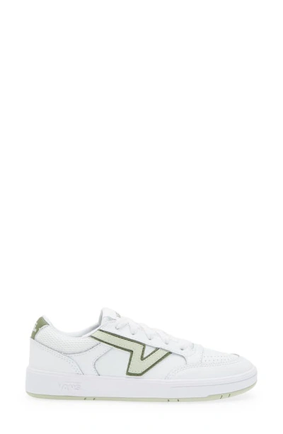 Shop Vans Lowland Low Top Sneaker In Mixed Mosaic Light Green