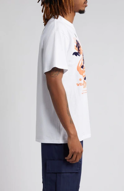 Shop Billionaire Boys Club Coordinates Graphic T-shirt In White