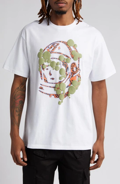 Shop Billionaire Boys Club Helmet Graphic T-shirt In White