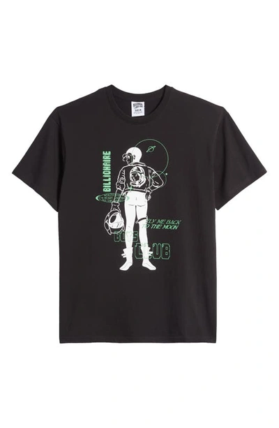 Shop Billionaire Boys Club Farewell Cotton Graphic T-shirt In Black