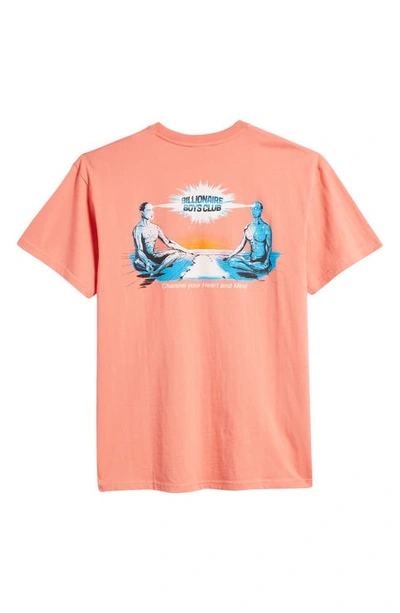 Shop Billionaire Boys Club Mind Melt Graphic T-shirt In Porcelain Rose