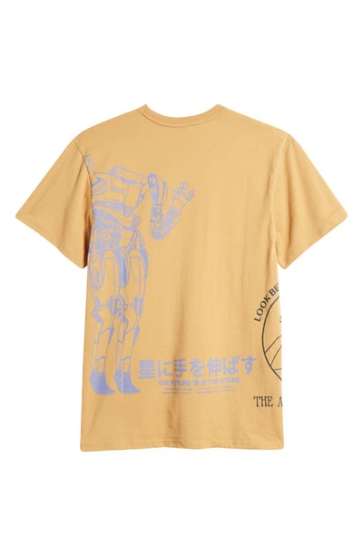 Shop Billionaire Boys Club Human Oversize Cotton Graphic T-shirt In Apple Cinnamon