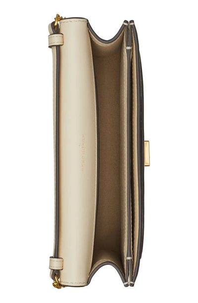 Tory Burch T Monogram Wallet On A Chain In Ivory