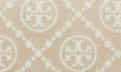 Tory Burch T Monogram Wallet On A Chain In Ivory