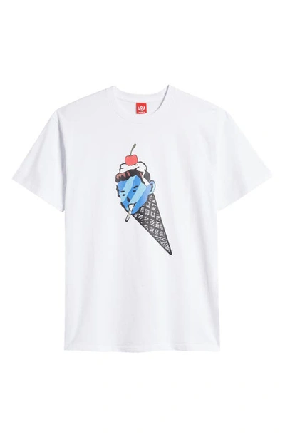 Shop Icecream Cone Man Graphic T-shirt In White