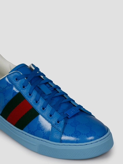 Shop Gucci Ace Gg Crystal Canvas Sneaker