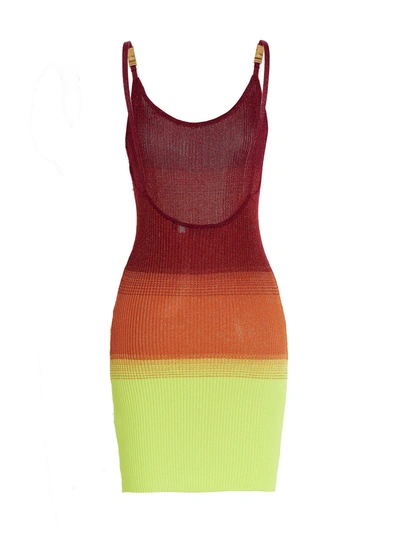 Shop Gcds Multicolor Lurex Dress Dresses Multicolor