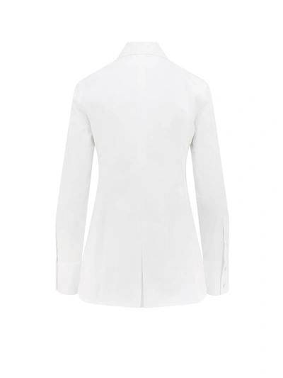 Shop Givenchy Cotton Shirt With Pleated Effect