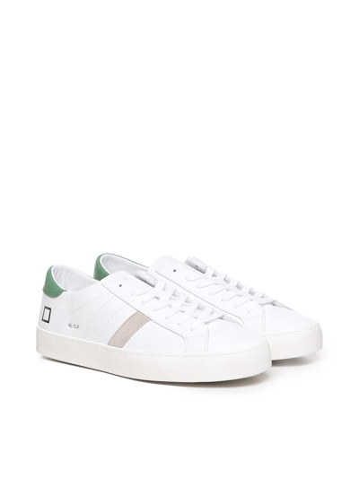 Shop Date Court Mono Sneakers In White-green
