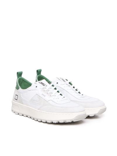 Shop Date Kdue Sneakers In White-green
