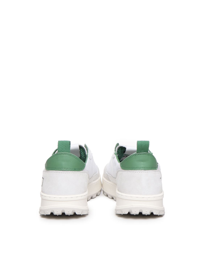 Shop Date Kdue Sneakers In White-green