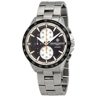 Pre-owned Baume Et Mercier Baume & Mercier Clifton Automatic Chronograph Black Dial Men's Watch M0a10435