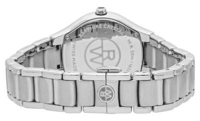 Pre-owned Raymond Weil Noemia Steel Blue Dial Diamonds Quartz Womens Watch 5132-st-50181