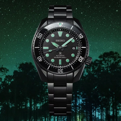 Pre-owned Seiko Prospex Sbdc193 Prospex Diver Scuba The Black Series Limited Model