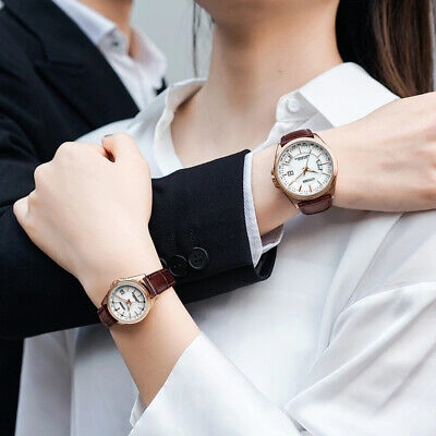 Pre-owned Citizen Brown Womens Analogue Watch Ec1183-16a
