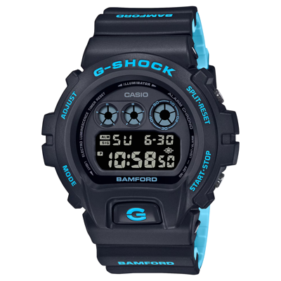 Pre-owned Casio G-shock X Bamford Signature Blue Limited Edition Men's Watch Dw-6900bwd-1
