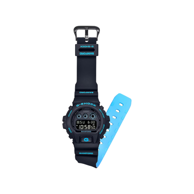Pre-owned Casio G-shock X Bamford Signature Blue Limited Edition Men's Watch Dw-6900bwd-1
