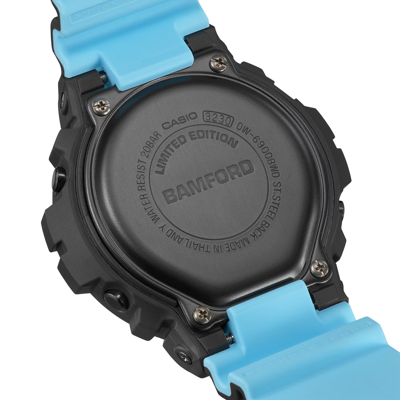 Pre-owned Casio G-shock X Bamford Signature Blue Limited Edition Men's Watch Dw-6900bwd-1