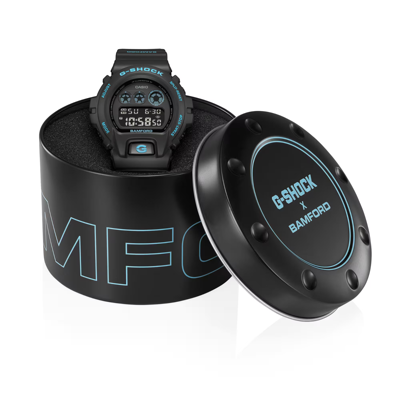 Pre-owned Casio G-shock X Bamford Signature Blue Limited Edition Men's Watch Dw-6900bwd-1